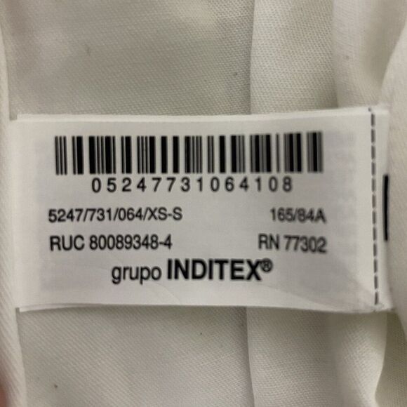 Zara Womens Oversized Blazer XS S White Black Pinstriped 5247/731 NWT - Picture 9 of 14